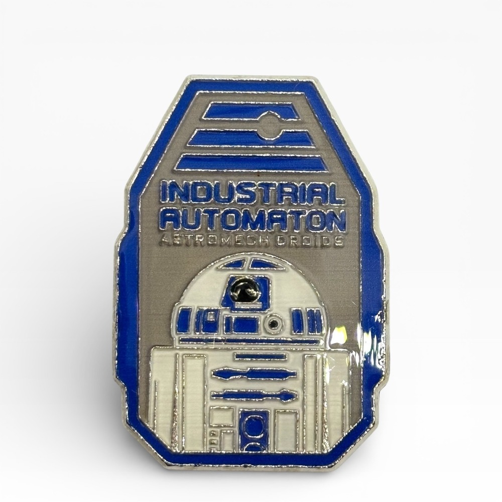 Disney Star Wars R2-D2 Industrial Automaton Galaxy's Edge Pin Blue Enamel - Picture 1 of 2
